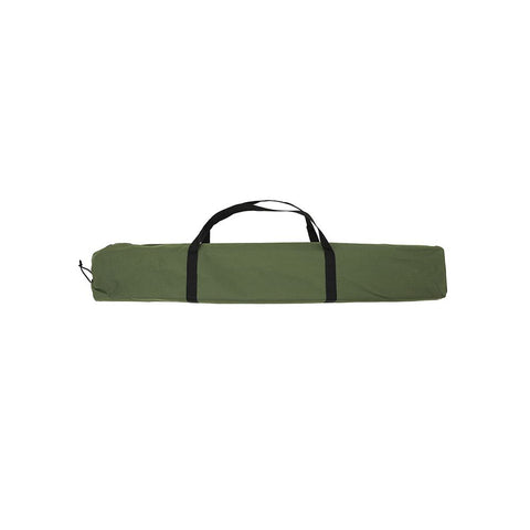 Rootz Camping Bed - Heavy Duty Camping Bed - Folding Camp Bed - Outdoor Sleeping Cot - Compact Camp Bed - Camping Bed for Kids - Army Green - 206 x 45 x 75 cm (W x H x D)
