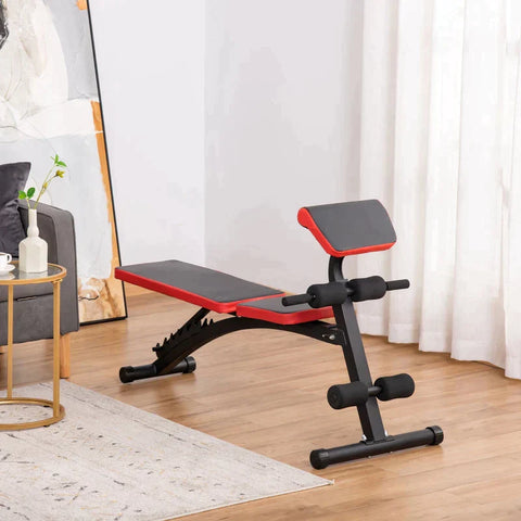 Rootz Weight Bench - Multifunctional Weight Bench - Home - Office - Gym - 145 cm x 52 cm x 79-105 cm