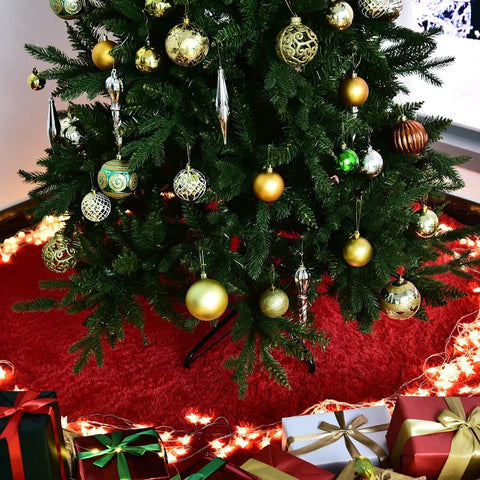 Rootz Christmas Tree - Artificial Christmas Tree - Metal Base Christmas Tree - PVC Metal Base Christmas Tree - 1000 Branches Tree - Green - Ø102 X 180h Cm