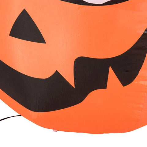 Rootz Inflatable Pumpkin Ghost - Halloween Ghost - Halloween Decoration - With LED Lighting - 120x120x180cm