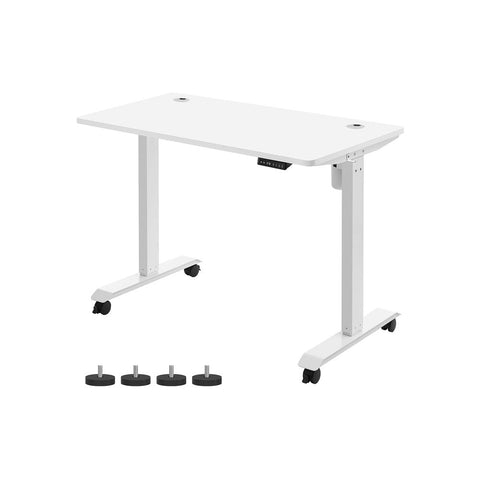 Rootz Desk - Electric Height-adjustable Desk - Electric Table - Dual Motor - Chipboard - Steel - White