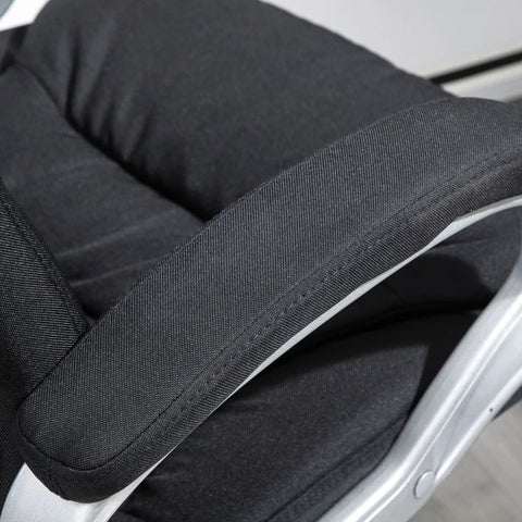Rootz Office Chair - Desk Work Chair - Swivel Chair - Desk Chair - Adjustable Work Chair - Black - 64 X 75 X 111-121 Cm
