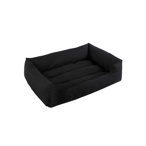 Rootz Washable Dog Bed -  Non-slip - Wonderfully Cozy - Animal-friendly Materials - Sleeping Place - Dog Sofa - Oxford Fabric-polypropylene Filling - Black - 100 x 28 x 70 cm（W x H x D）