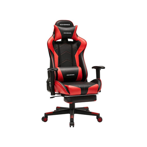 Rootz Gaming Chair - Office Chair - Ergonomic Gaming Chair - Esports Gaming Chair - Desk Chair - Black/Red - 68 x 66 x (126-136) cm
