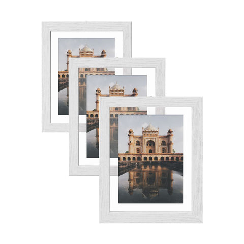 Rootz Picture Frame - Floating Picture Frames - Set of 12 Floating Picture Frames - Wall-Mounted Frames - Gallery Wall Frames - Photo Display Frames - White - 24.5 x 19.5 cm
