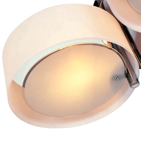 Rootz Ceiling Lamp - Ceiling Light Chandelier - 3 Lights - Design Hanging Lamp - Acrylic Lamp - Light-white - Ø64xh20cm