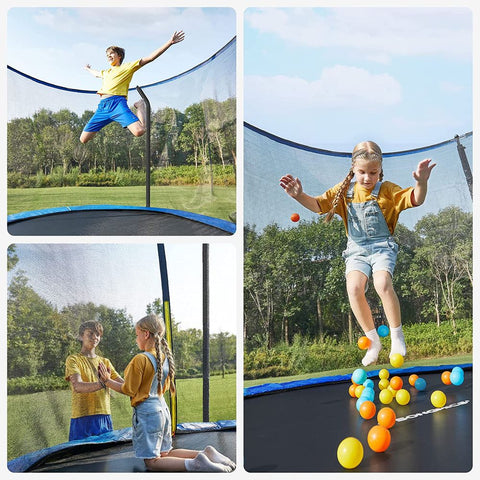 Rootz Trampoline - Outdoor Trampoline - Kids Trampoline - Mini Trampoline - Trampoline Park - Jumping Trampoline - Dark Blue