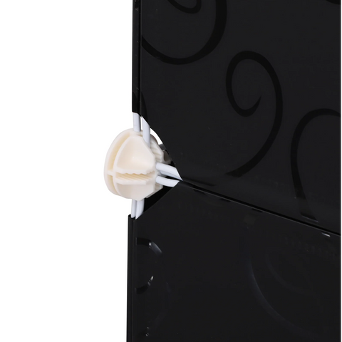 Rootz Shoe cabinet - Shoe rack - Organizer - Wardrobe - Compartment cabinet - 16 Cubes - PP - Black - White - 95 x3 7 x 160 cm