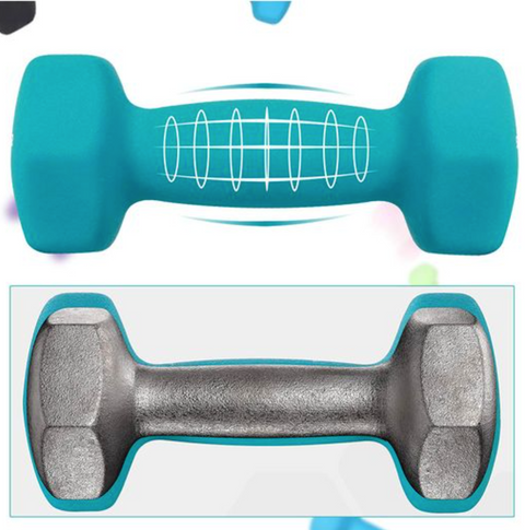 Rootz Dumbbell Set - Dumbbells - Weight Lifting - 6 Pieces - Dumbbell Stand - 2 x 1 kg - 2 x 2 kg - 2 x 3 kg