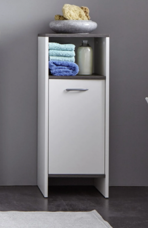 Rootz Bathroom Cabinet - Storage Cabinet - White - 32 x 82 x 28 cm