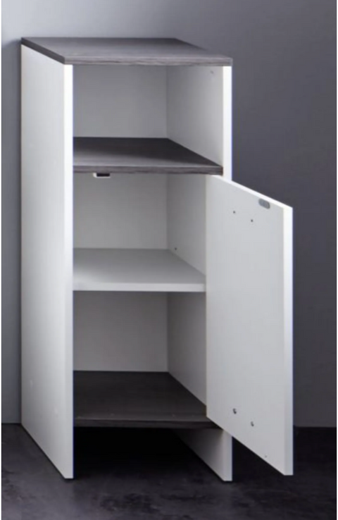 Rootz Bathroom Cabinet - Storage Cabinet - White - 32 x 82 x 28 cm