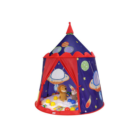 Rootz Play Tent - Play Tent For Children With Carry Bag - Kids Play Tent - Pop-up Play Tent - Kids' Adventure Tent - Colorful Play Structure - Blue - 101 x 135 cm (Ø x H)