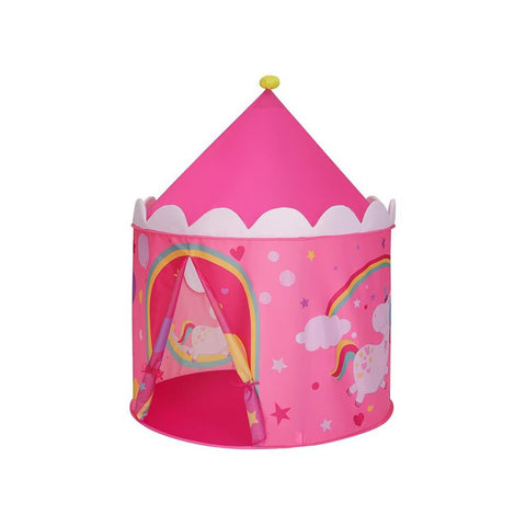 Rootz Play Tent - Play Tent For Toddlers - Kids' Play Tent - Pop-up Play Tent - Indoor Play Tent - Outdoor Play Tent - Fairy Play Tent - Durable Play Tent - Pink-yellow - 101 x 135 cm (Ø x H)