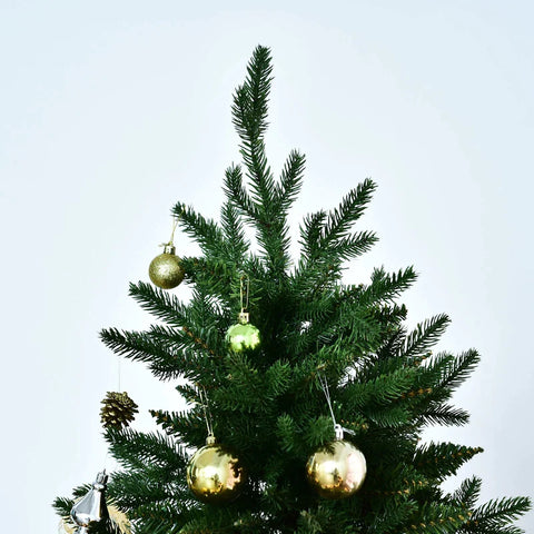 Rootz Christmas Tree - Artificial Christmas Tree - Metal Base Christmas Tree - PVC Metal Base Christmas Tree - 1000 Branches Tree - Green - Ø102 X 180h Cm