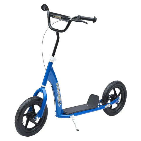Rootz Scooter - Children's Scooter - City Scooter - Kick Scooter - Children Stunt Scooter - Scooter With Rear Brake - Height Adjustable - Steel - Blue - 120 x 52 x 80-88 cm