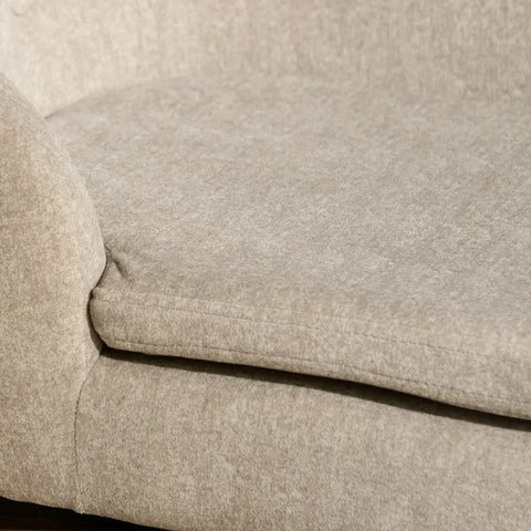 Rootz Pet Sofa - Dog Mat - Dog Bed - Dog Sofa - Dog Couch - Cat Sofa with Cushion - Back Pocket - Plush Foam - Pine Wood - Cream White - 70 x 47 x 30 cm