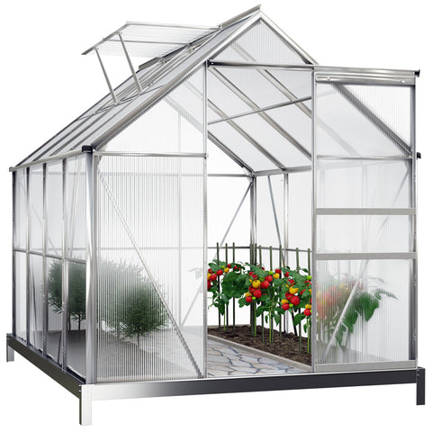 Rootz Garden Greenhouse - Garden - Greenhouse - Steel - 250 x 190 x 10, 5 x 3 cm
