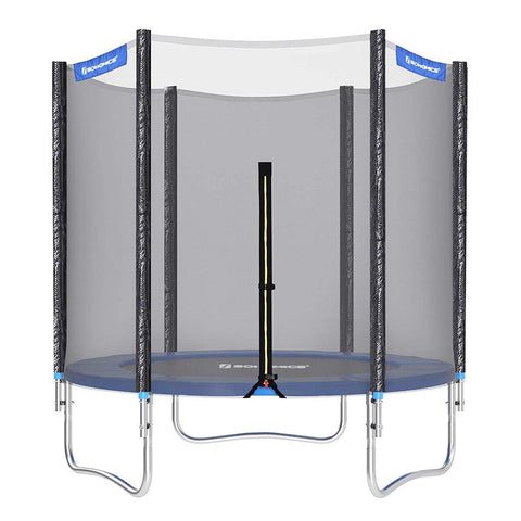 Rootz Trampoline With Safety Net - Trampolines - Garden - Black/Blue - Ø 183