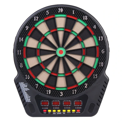 Rootz Dartboard - Electronic Dartboard - Dart Heads - Games - Multicolored - 44L X 51.5W X 3.2D Cm