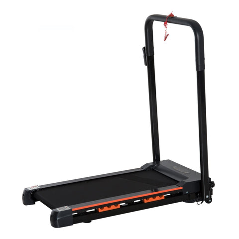 Rootz Treadmill - Electric Treadmill - Electric Treadmill With LCD Display - Foldable Fitness Machine - Steel - Black - 105 x 56 x 108.5 cm