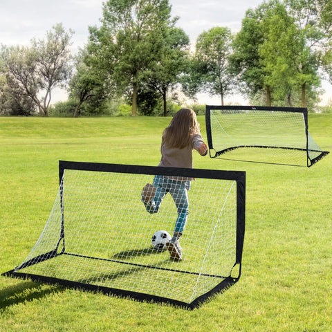 Rootz Football Goal Net - Soccer Goals - Soccer Net - Mini Goals - Black - 186 x 90 x 89 cm