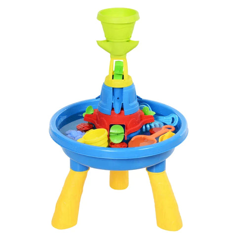 Rootz Water Park Game Table - Children's Sand Table - Sand And Water Table - Baby Toys - Accessories - Colorful - 46 x 46 x 72 cm