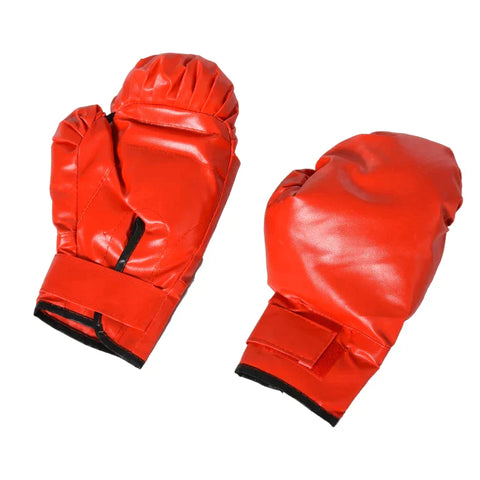 Rootz Punching Bag Set - Boxing Set With Boxing Gloves - Filled Set For Adults - Young People - Hanging Boxing Heavy Bag - Black/Red - 30 x 120 cm