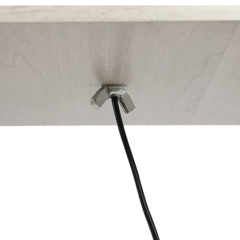 Rootz Floor Lamp - Standing Shelf - 3 Shelves - Interior Lighting - Living Room Lamp - Oak/White - 26 x 26 x 160 cm