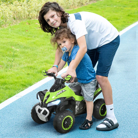 Rootz Children's Car - Toddler Kids Ride On Car - Children's Ride-on Car - Children's Car - Children's Vehicle - Pedal Car - With Feet Sliding - Green - 67.5 x 38 x 44 cm