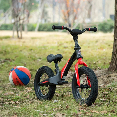 Rootz Children's Balance Bike - Balance Bike - Height-adjustable - Learning Balance Bike - Black - 90 x 40 x 54-58.5 cm