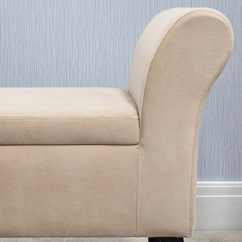 Rootz Bench Seat - Luxury Bench - Bedroom Bench - Bench - With Storage Space - 111.5 cm x 41 cm x 65 cm