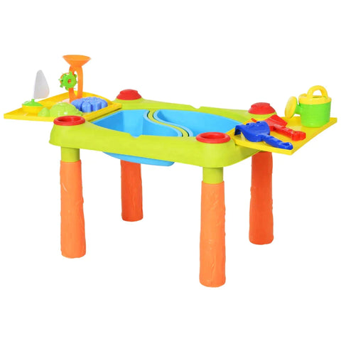 Rootz Children's Game Table - Sandbox Table - Sand And Water Play Table - Mud Table - Beach Toys - Sand Toys - Accessories -99.5 x 49 x 48 cm