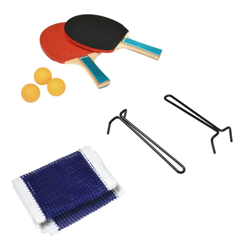 Rootz Table Tennis Table - Full Size - Foldable - 8 Wheels - Including Rackets And Balls - Green - 2.74 x 1.52 x 0.76 m
