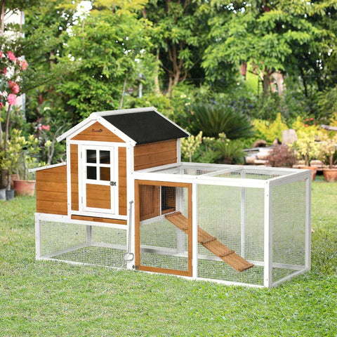 Rootz Bantam Chicken Coop - Bantam Hen House - Small Animal Cage - Bantam Hen Coop - 192.7 x 78.9 x 111 cm