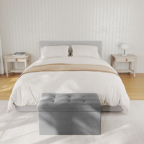 Rootz Seat Chest with Storage - Shoe Bench - Bed Chest - High Durability - 76 x 38 x 38 cm