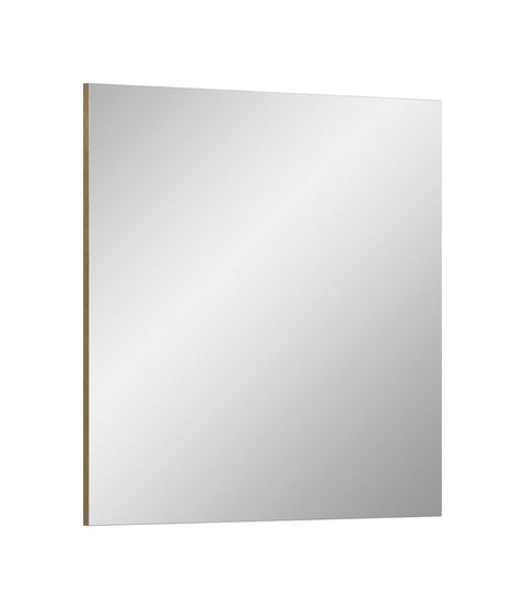 Rootz Grey Mirror - Coat Rack Mirror - Frameless Wall Mirror - Adds Brightness - 90x87x2 cm