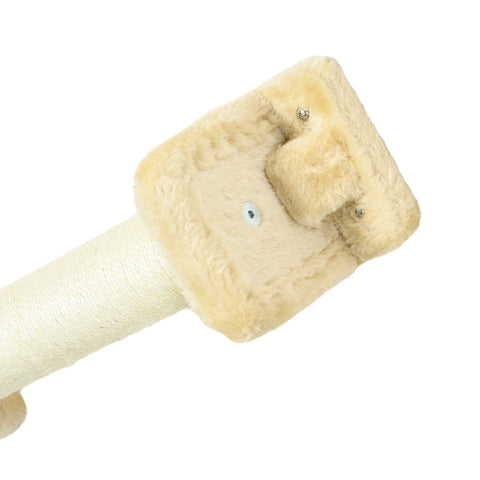 Rootz Cat Stairs - Cat Climbing Steps - Feline Wall Ladder - Space-Saving - Scratching Surfaces - Plush Platform - 44W x 22D x 28H cm