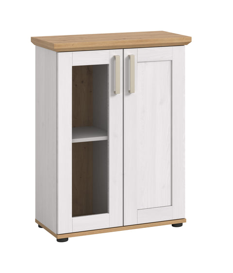 {"title":"Rootz Display Cabinet - Storage Unit - Shelf Organizer - Adjustable Shelf - W64 x H88 x D37 cm"}