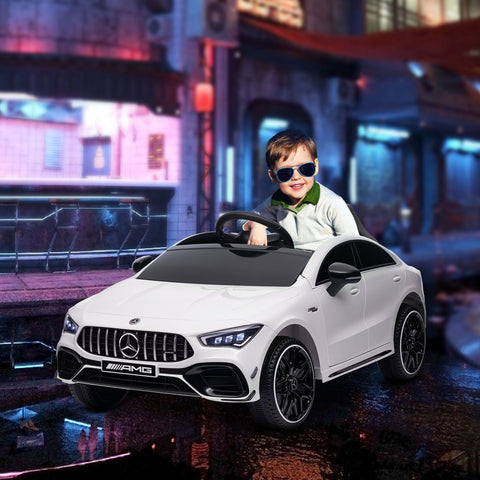 Rootz Mercedes-AMG CLA 45 Electric Car - Kids Ride-On - Remote Car - Adjustable Speed - LED Lights - 110cm x 61cm x 45cm