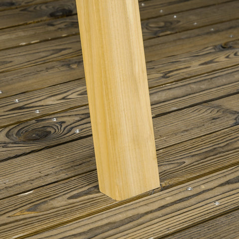 Rootz Garden Lounger 2-Seater - Wooden Swing Bench - Outdoor Seat - Ergonomic Design - 196cm x 120cm x 171cm