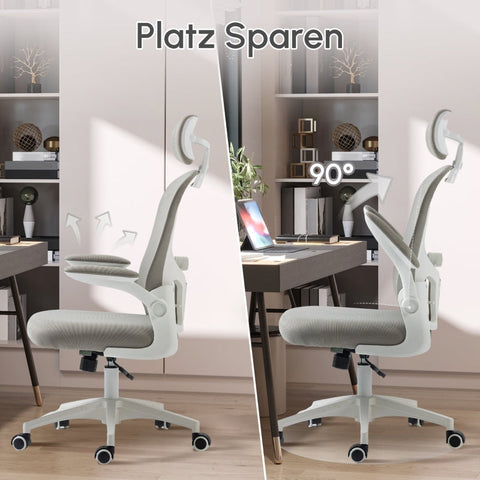 Rootz Office Chair - Computer Chair - Task Chair - Ergonomic Design - 62cm x 64cm x 112-120cm