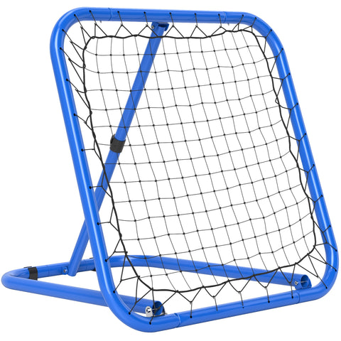 Rootz Football Rebounder Net - Bounce Back Net - Soccer Training Aid - Adjustable & Foldable - 78 x 84 x 65-78 cm - Enhance Ball Control Skills