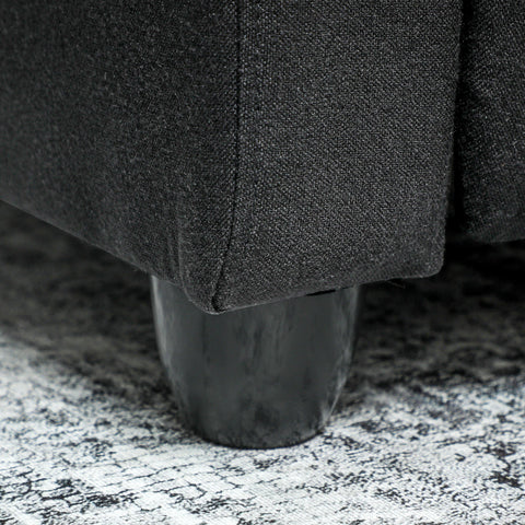 Rootz Adjustable Relaxation Armchair - Recliner - Lounge Chair - Extendable Footrest - 69cm x 88cm x 101cm - Black