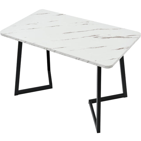 Rootz Elegant Dining Table - Modern Table - Luxurious Table - Durable Design - 117cm x 68cm x 75cm