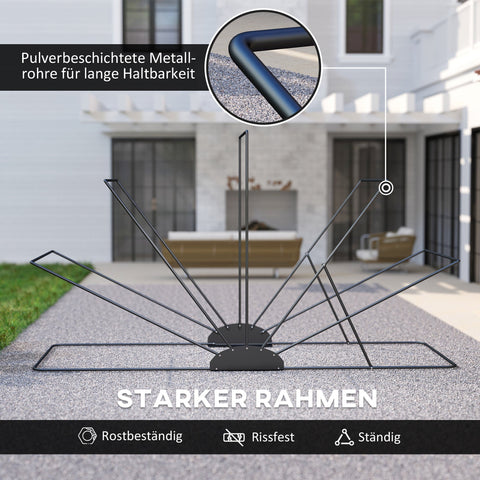 Rootz Motorcycle Cover Tarpaulin - Waterproof Cover - Outdoor Shelter - UV Resistant - 345cm x 135cm x 191cm