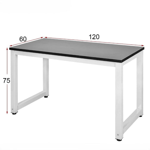 Rootz Modern Office Desk - Computer Table - Workspace Desk - Scratch & Water Resistant - 120L x 60W x 75H cm