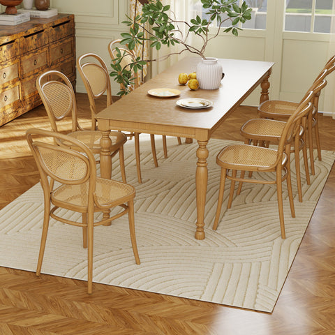 Rootz Machine-Woven Carpet - Area Rug - Slip-Resistant Mat - Luxurious Comfort - Brown - 230cm x 160cm x 1.7cm