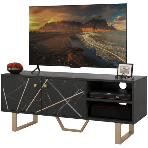 Rootz TV Cabinet - TV Stand - Entertainment Center - Ample Storage - 110cm x 35cm x 45cm