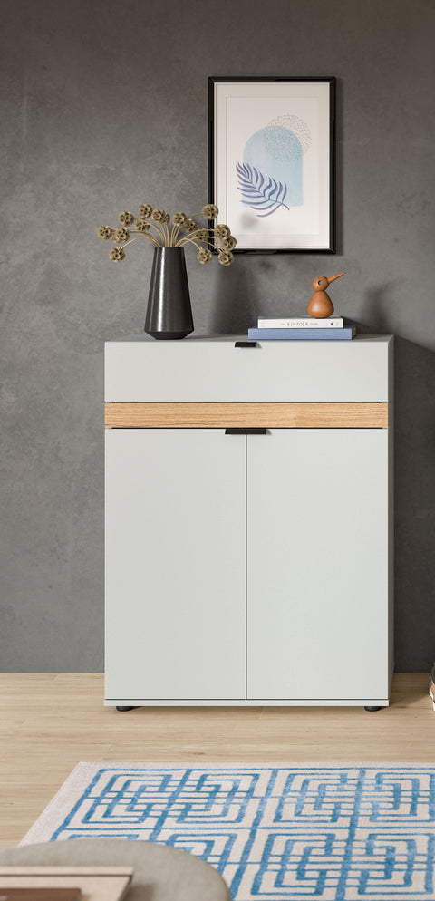 Rootz Shoe Cabinet - Storage Cabinet - Organizer - Quick Assembly - 75x98x37 cm