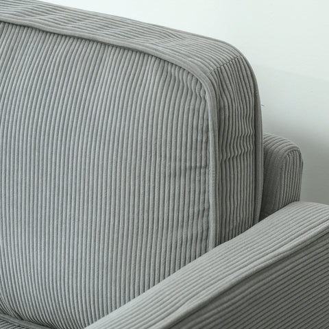 Rootz Two Seater Storage Sofa - Mini Couch - Compact Sofa - Space-Saving Design - 117cm x 63cm x 79cm